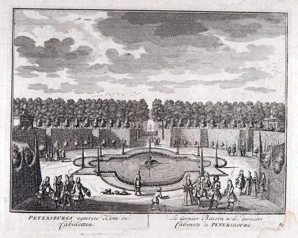 De zegepraalende Vecht :.T'Amsteldam :By de Wed :1719.  | Vintage Print Reproduction 467492
