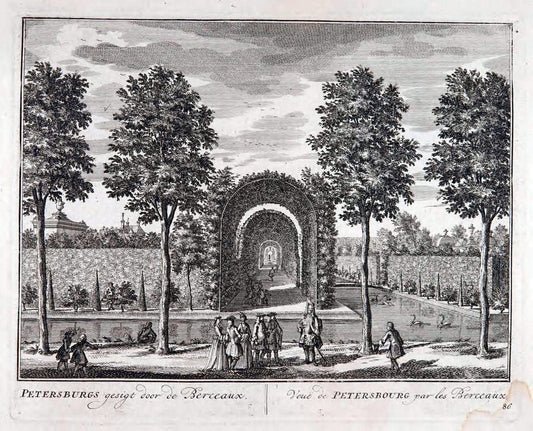 De zegepraalende Vecht :.T'Amsteldam :By de Wed :1719.  | Vintage Print Reproduction 467493