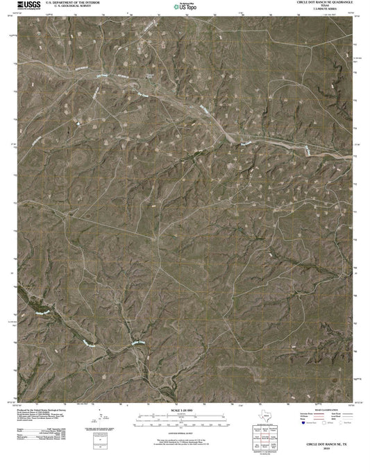 2010 Circleot Ranch, TX - Texas - USGS Topographic Map