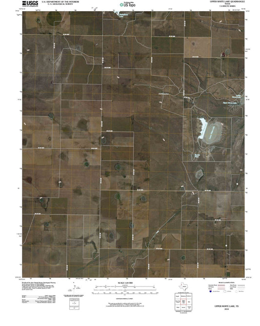 2010 Upper White Lake, TX - Texas - USGS Topographic Map