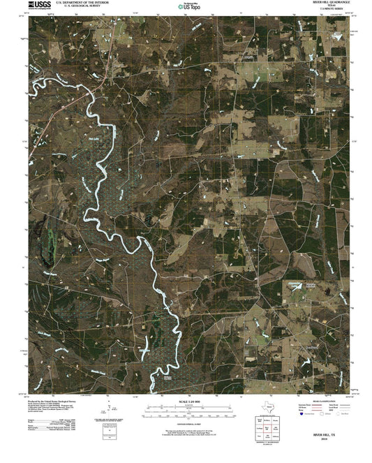 2010 River Hill, TX - Texas - USGS Topographic Map