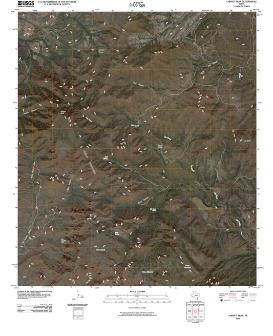 2010 Chinati Peak, TX - Texas - USGS Topographic Map