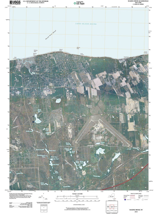 2010 Wading River, NY - New York - USGS Topographic Map