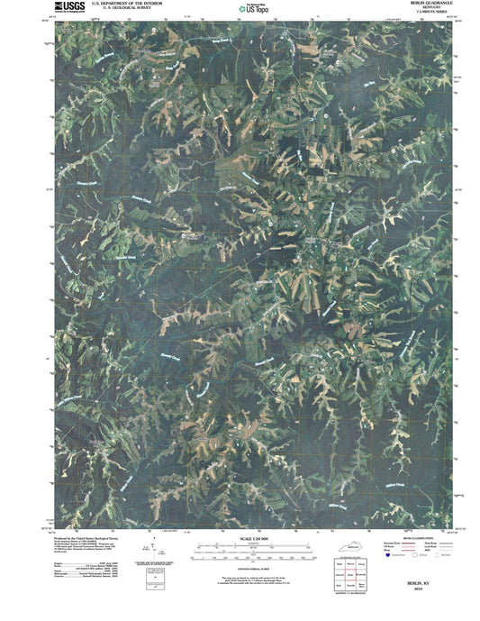 2010 Berlin, KY - Kentucky - USGS Topographic Map