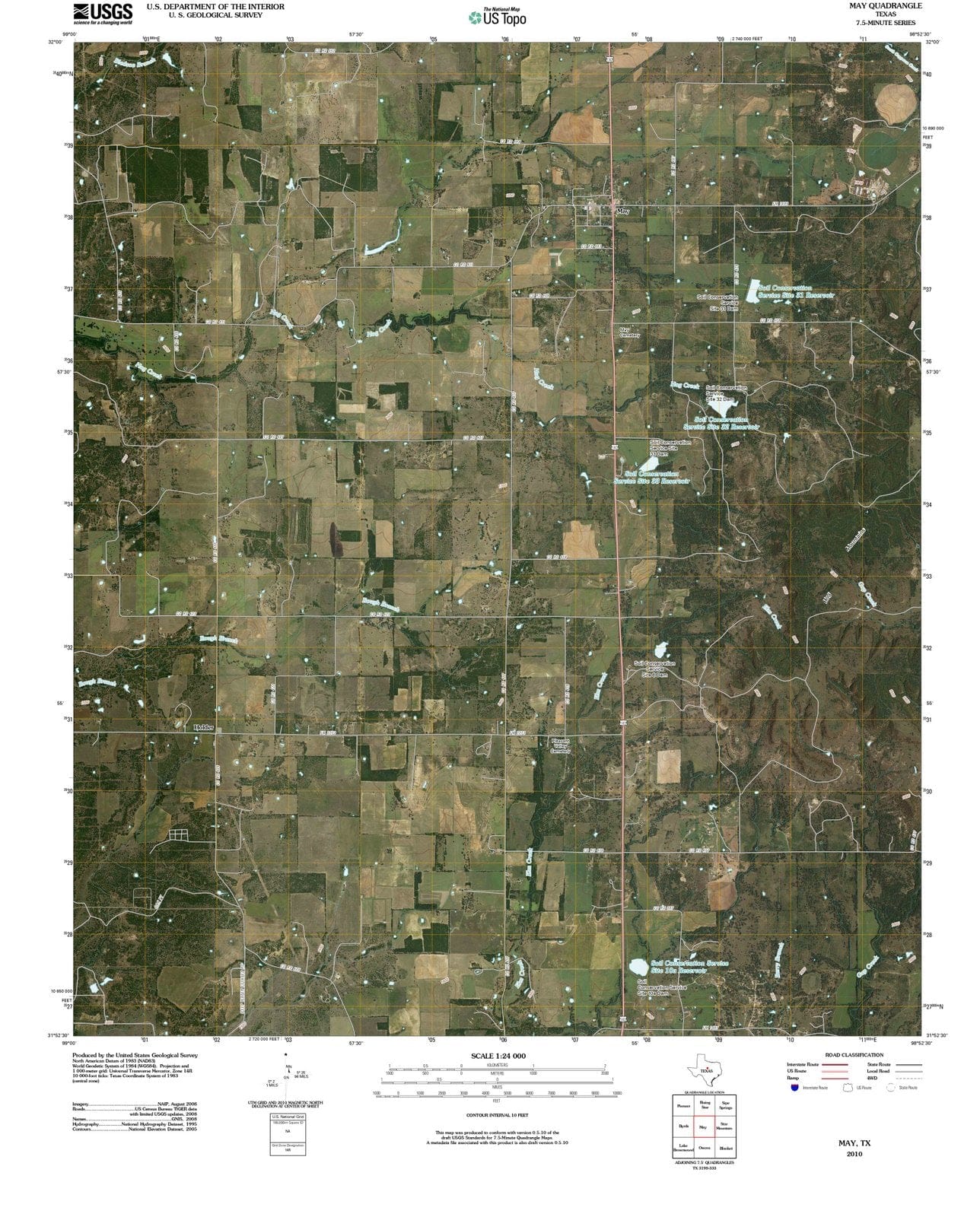 2010 May, TX - Texas - USGS Topographic Map