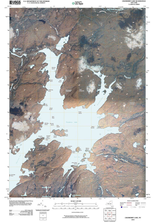 2010 Cranberry Lake, NY - New York - USGS Topographic Map