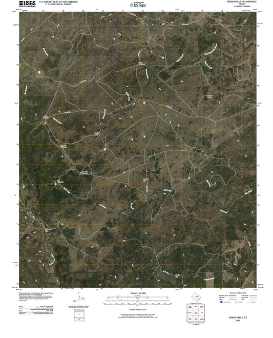 2010 Indian Hills, TX - Texas - USGS Topographic Map