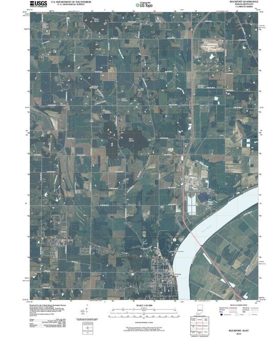 2010 Rockport, in - Indiana - USGS Topographic Map