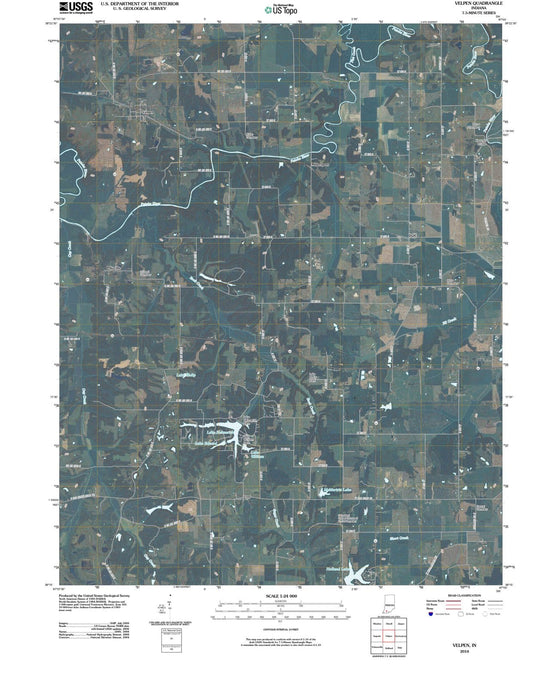 2010 Velpen, in - Indiana - USGS Topographic Map