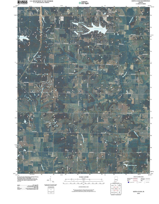 2010 Santa Claus, in - Indiana - USGS Topographic Map
