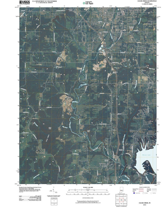 2010 Clear Creek, in - Indiana - USGS Topographic Map
