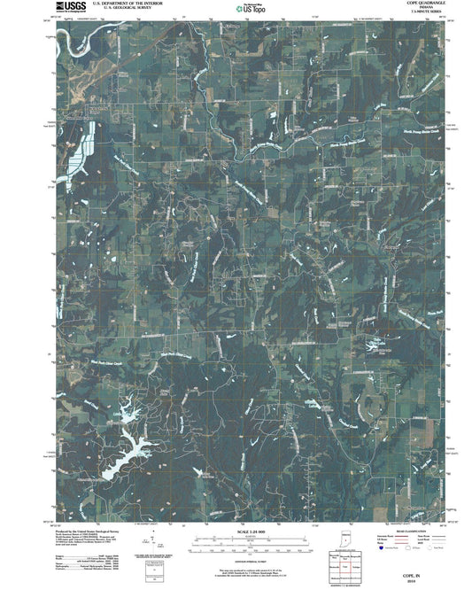 2010 Cope, in - Indiana - USGS Topographic Map