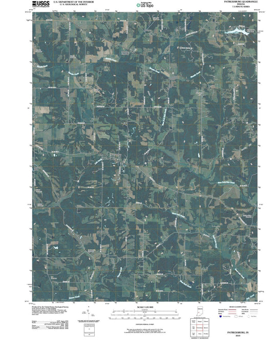 2010 Patricksburg, in - Indiana - USGS Topographic Map