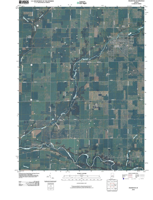 2010 Frankton, in - Indiana - USGS Topographic Map