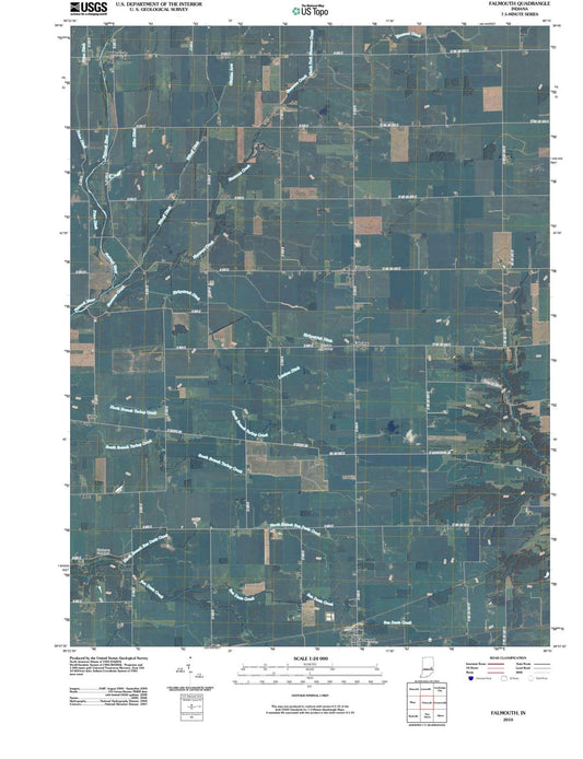 2010 Falmouth, in - Indiana - USGS Topographic Map