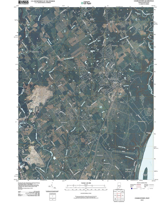 2010 Charlestown, in - Indiana - USGS Topographic Map