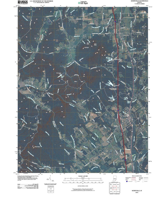 2010 Henryville, in - Indiana - USGS Topographic Map