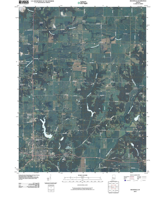 2010 Rockville, in - Indiana - USGS Topographic Map