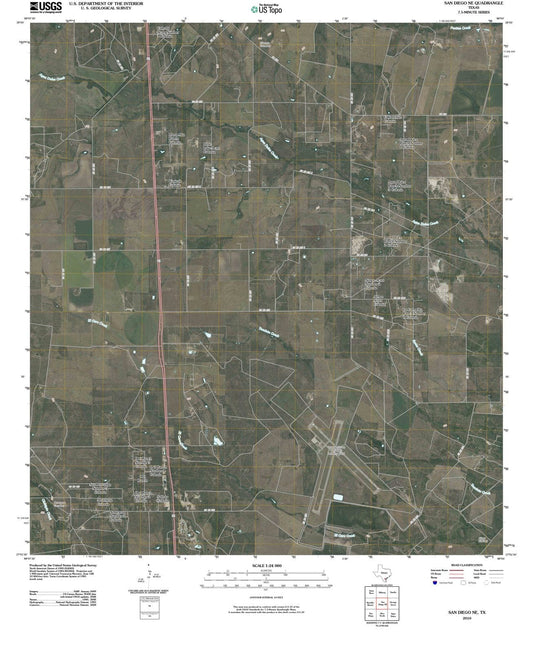 2010 Saniego, TX - Texas - USGS Topographic Map