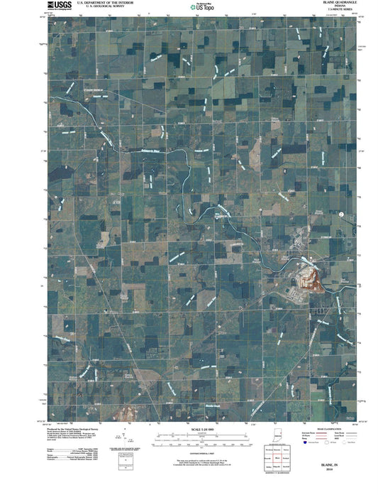 2010 Blaine, in - Indiana - USGS Topographic Map