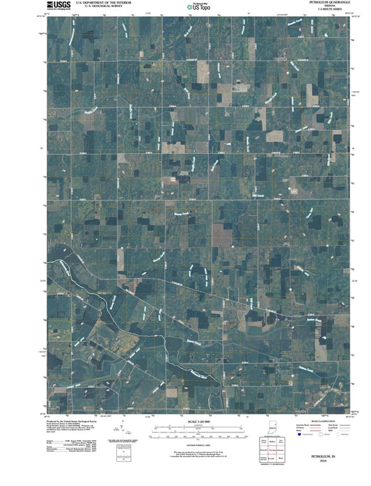2010 Petroleum, in - Indiana - USGS Topographic Map