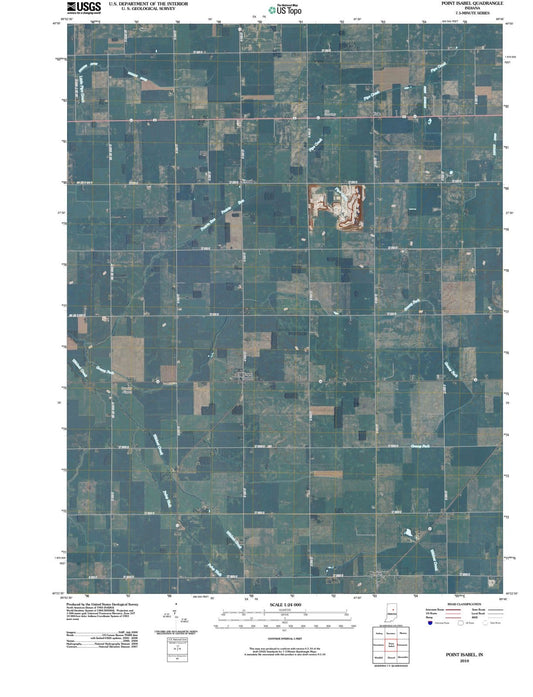 2010 Point Isabel, in - Indiana - USGS Topographic Map