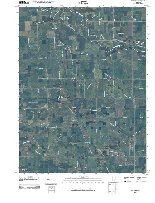 2010 Wheeling, in - Indiana - USGS Topographic Map