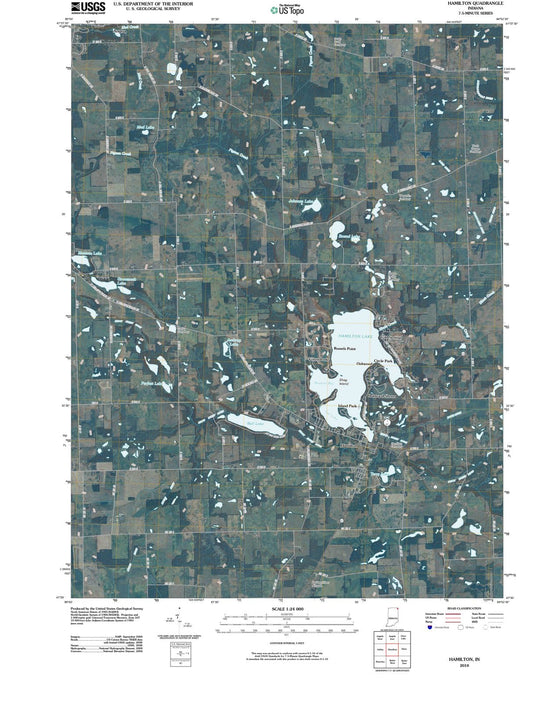 2010 Hamilton, in - Indiana - USGS Topographic Map