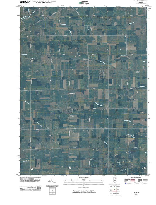 2010 Laud, in - Indiana - USGS Topographic Map