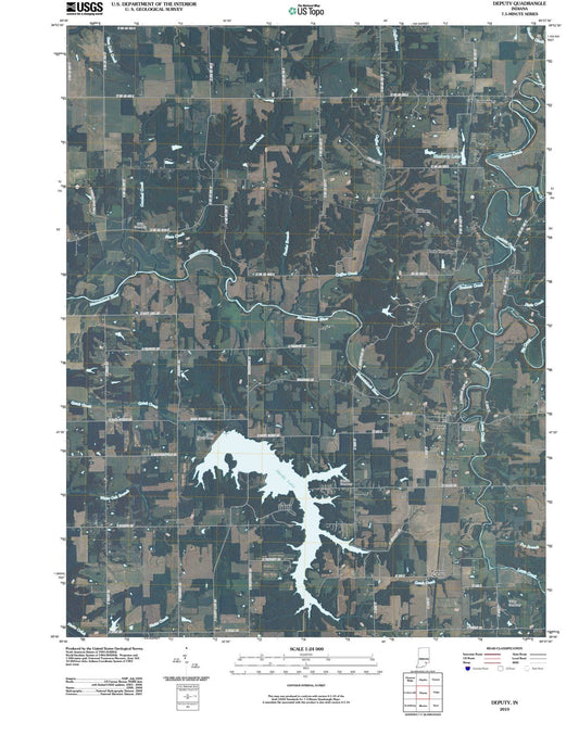 2010 Deputy, in - Indiana - USGS Topographic Map