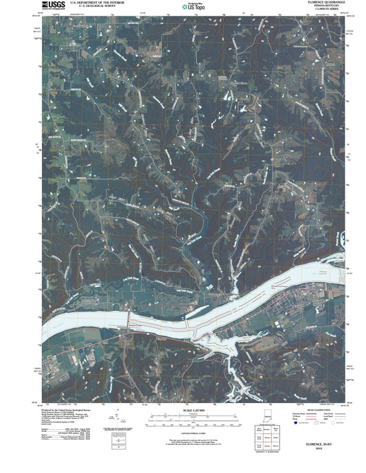 2010 Florence, in - Indiana - USGS Topographic Map