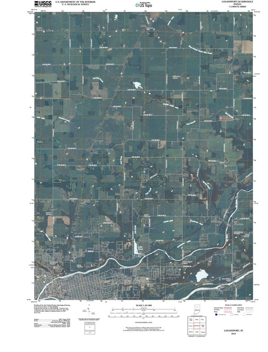 2010 Logansport, in - Indiana - USGS Topographic Map
