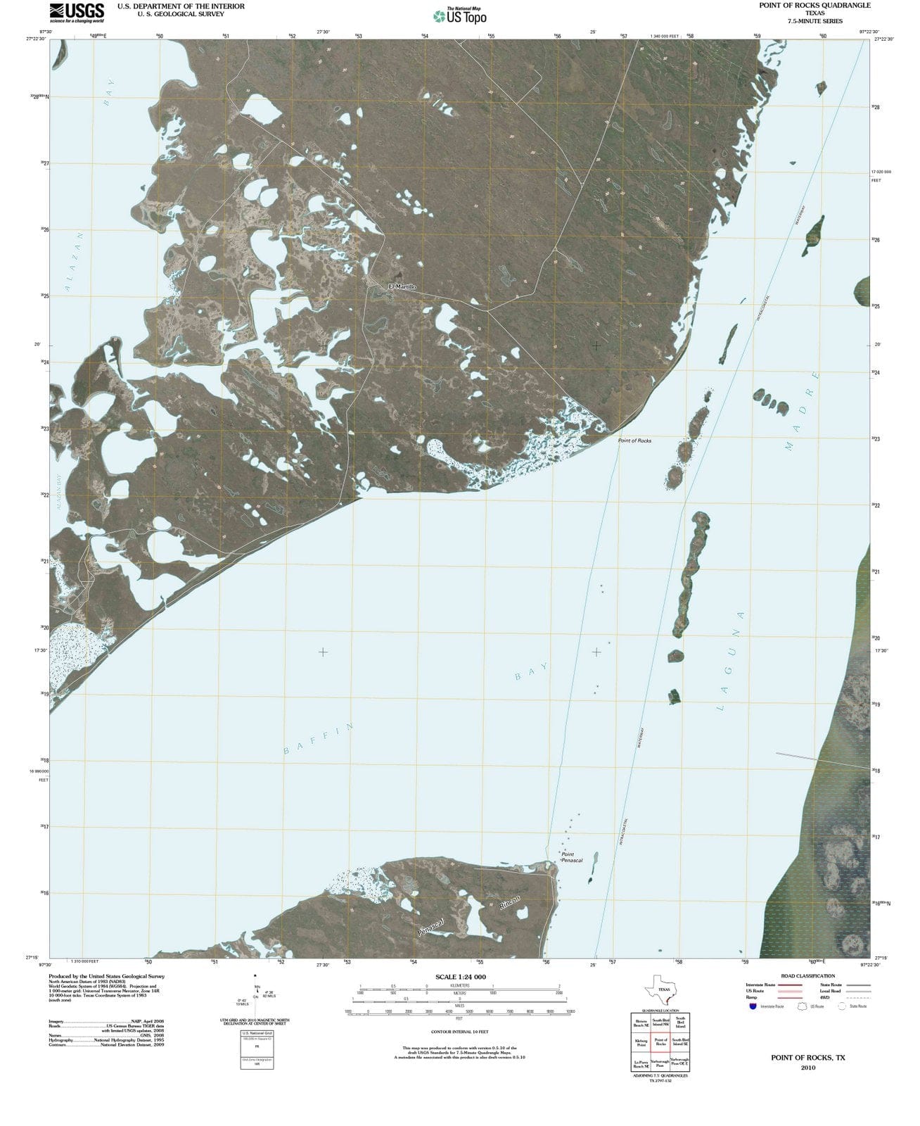 2010 Point of Rocks, TX - Texas - USGS Topographic Map
