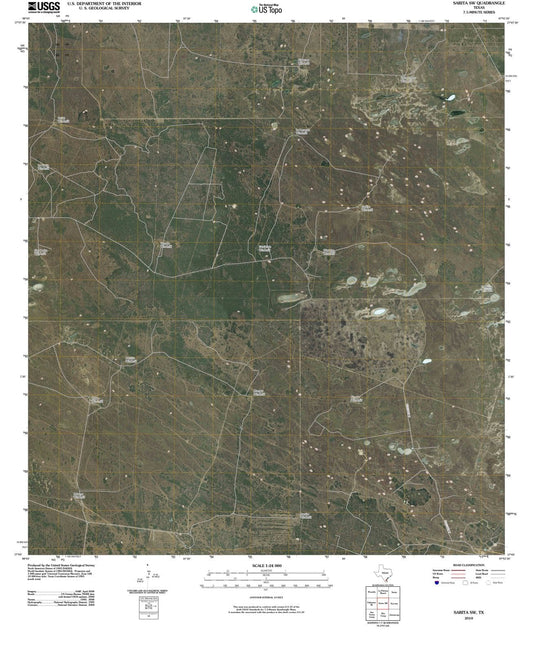 2010 Sarita, TX - Texas - USGS Topographic Map