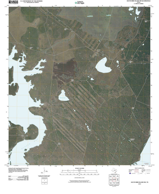 2010 South Bird Island, TX - Texas - USGS Topographic Map