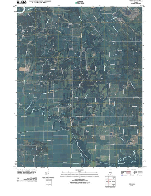 2010 Union, in - Indiana - USGS Topographic Map