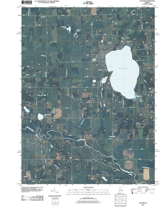 2010 Culver, in - Indiana - USGS Topographic Map