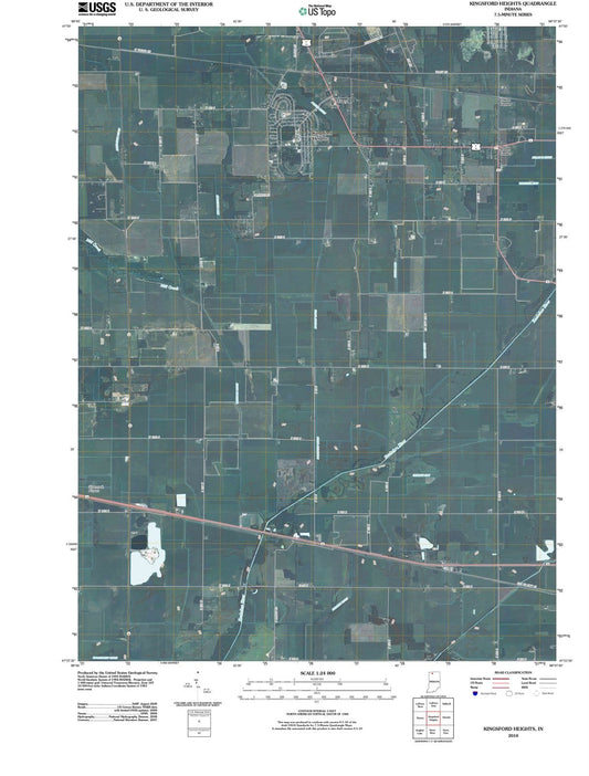 2010 Kingsford Heights, in - Indiana - USGS Topographic Map