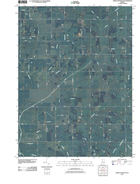 2010 North Judson, in - Indiana - USGS Topographic Map