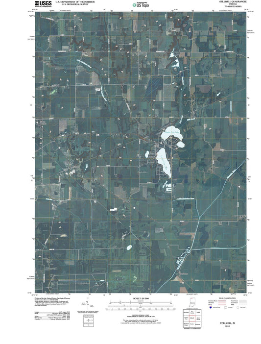 2010 Stillwell, in - Indiana - USGS Topographic Map