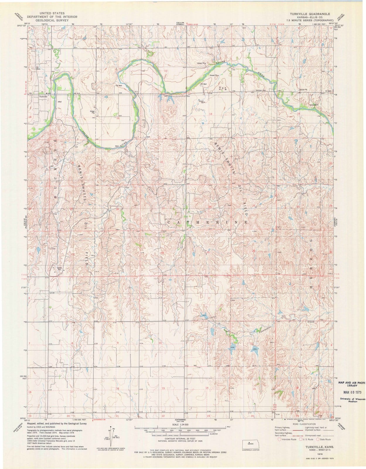 1978 Turkville, KS - Kansas - USGS Topographic Map