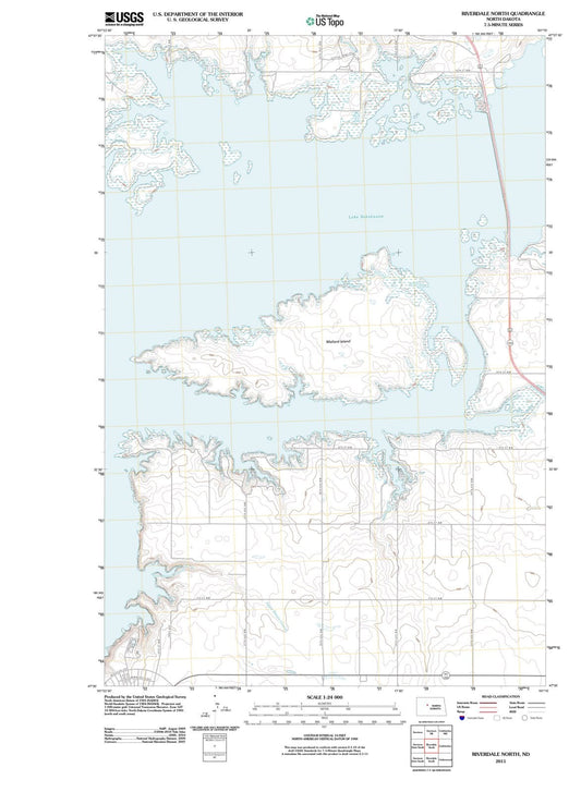2011 Riverdale North, ND - North Dakota - USGS Topographic Map