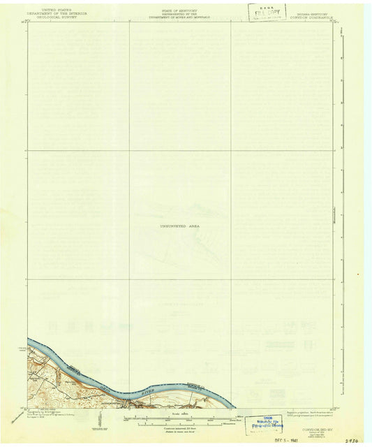 1931 Corydon, in - Indiana - USGS Topographic Map