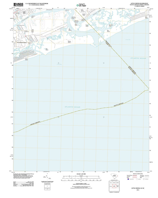 2011 Little River, SC - South Carolina - USGS Topographic Map