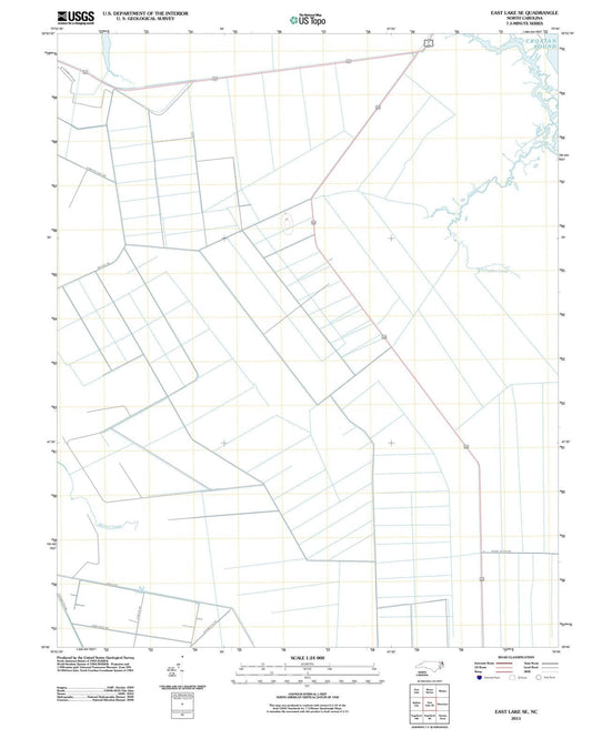 2011 East Lake, NC - North Carolina - USGS Topographic Map