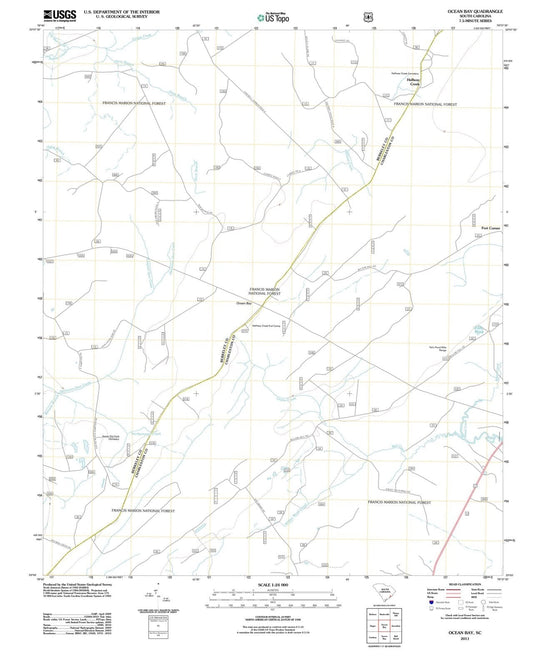 2011 Ocean Bay, SC - South Carolina - USGS Topographic Map