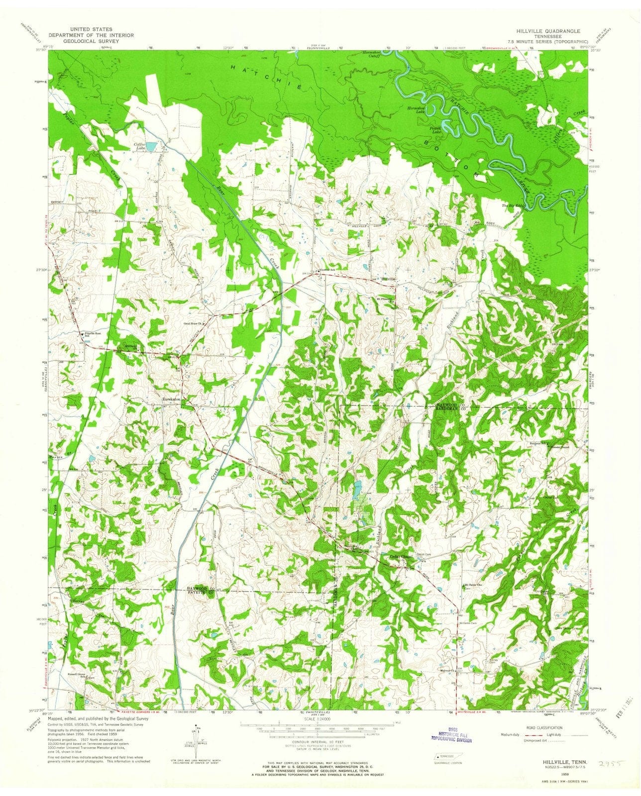 1959 Hillville, TN - Tennessee - USGS Topographic Map