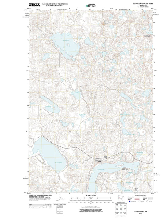 2011 Tulaby Lake, MN - Minnesota - USGS Topographic Map