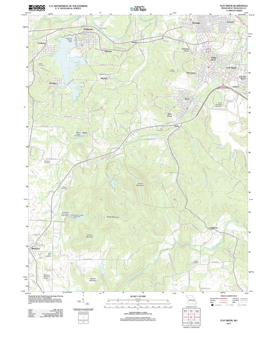 2011 Flat River, MO - Missouri - USGS Topographic Map