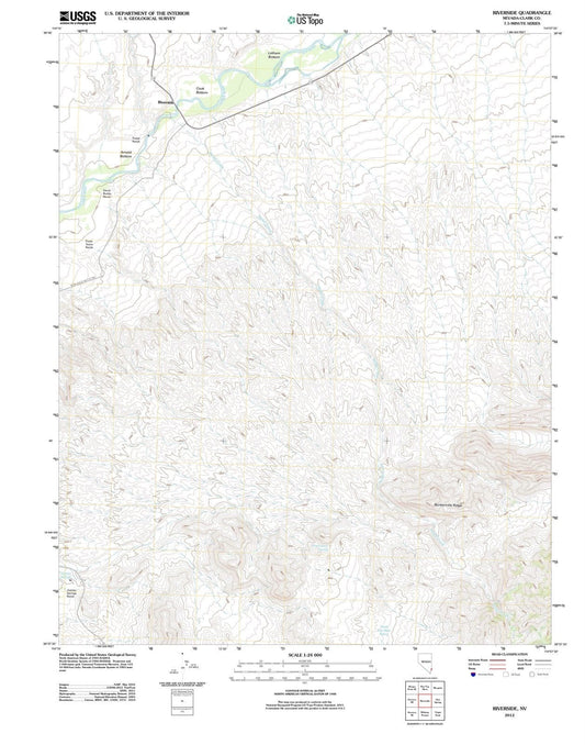 2012 Riverside, NV - Nevada - USGS Topographic Map
